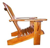 Adirondack Chair "Comfort" in Eiche seitlich